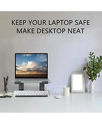 Urmust Aluminum Laptop Riser Stand for Desk | Detachable Computer Laptops (11-15.6"), Compatible with MacBook/Dell/Hp/Lenovo & More