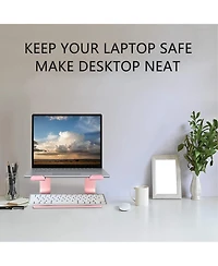 Urmust Aluminum Laptop Riser Stand for Desk | Detachable Computer Laptops (11-15.6"), Compatible with MacBook/Dell/Hp/Lenovo & More