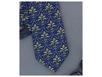 Trafalgar Men's The French Quarter Fleur dis Lis Silk Novelty Necktie