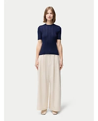 Gobi Cashmere Women's Ajour-Knit Silk Top