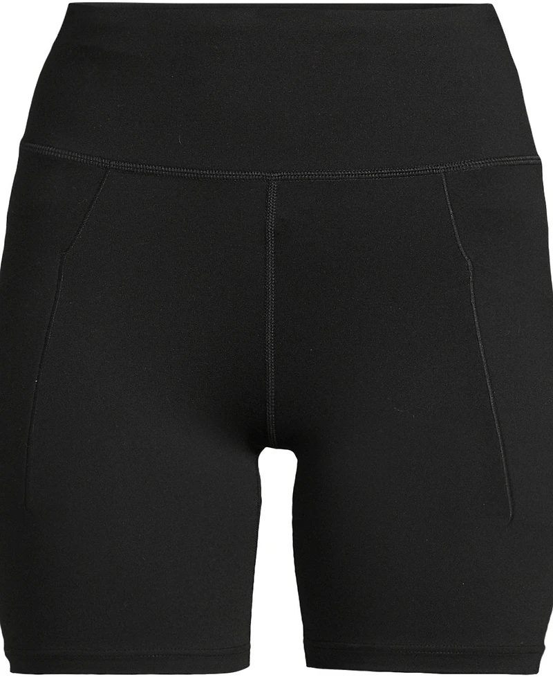 Lands' End Women's Active High Impact 7" Pocket Bike Shorts