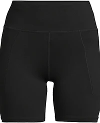 Lands' End Women's Active High Impact 7" Pocket Bike Shorts