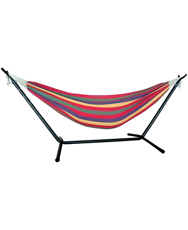 Regatta Stripe Two Person Hammock With Stand