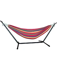 Regatta Stripe Two Person Hammock With Stand