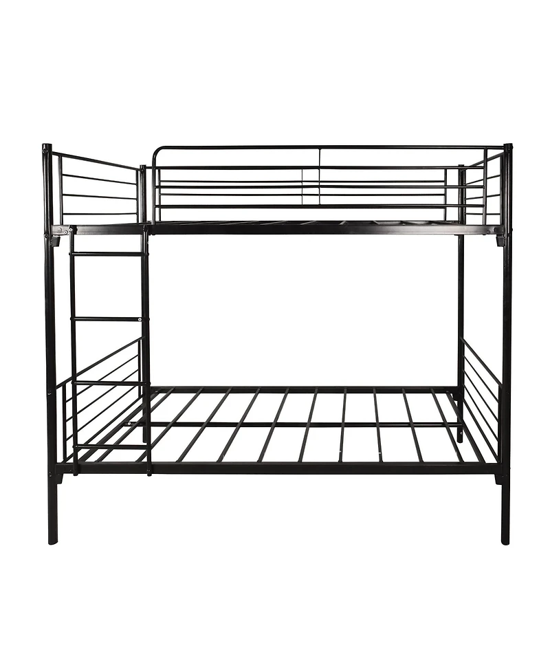 Space-Saving Heavy Duty Metal Bunk Bed for Teens and Adults with Secure Structure