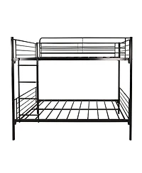 Space-Saving Heavy Duty Metal Bunk Bed for Teens and Adults with Secure Structure