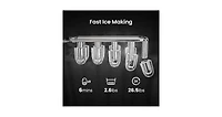 Zafro Countertop Ice Maker with Handle, Produces