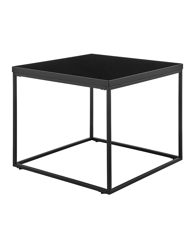 Modern Square End Table with Sturdy Design for Small Spaces