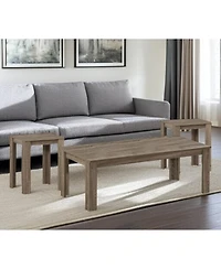 Set of Three Nesting Coffee Tables – Versatile and Sleek