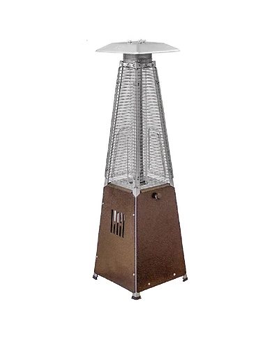9500 Btu Steel Propane Triangular Pyramid Tabletop Patio Heater