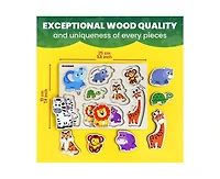 Quokka Wooden Puzzles for Toddlers 3-5 - Games Children's Learning