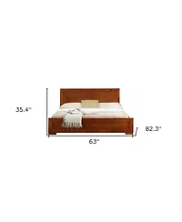 Bed Frame Solid and Manufactured Wood – Durable Construction