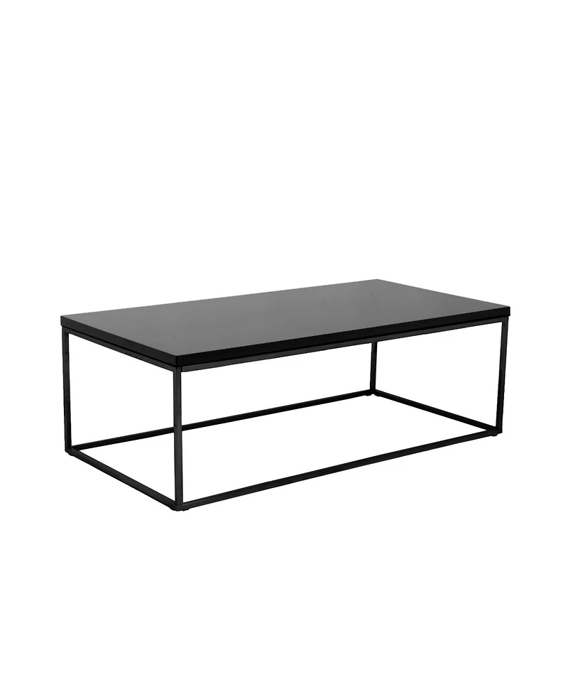 Metal Coffee Table for Modern Living Room or Office Decor