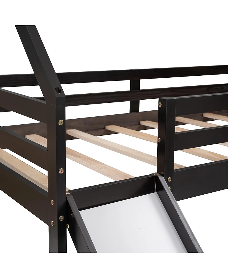 House Loft Bed with Slide – Whimsical & Functional Kids' Bedroom Furniture
