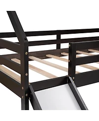 House Loft Bed with Slide – Whimsical & Functional Kids' Bedroom Furniture