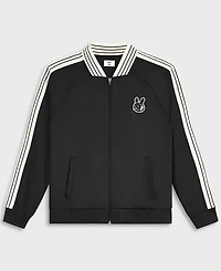 Mode of One Men's Relaxed-Fit Contrast Paneled Full-Zip Tricot Track Jacket, Exclusively at Macy's