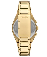 Fossil Men's Everett Chronograph Gold-Tone Stainless Steel Watch, 44mm
