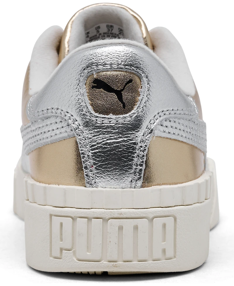 Puma Big Girls Cali Mixed Metals Casual Sneakers from Finish Line