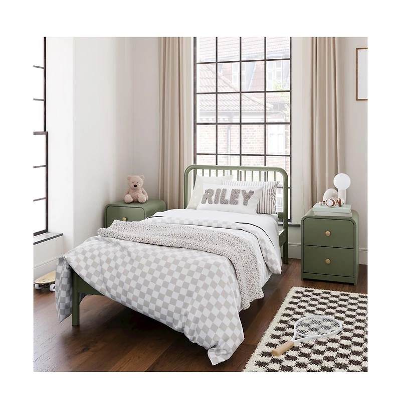 Storkcraft Next Porto Twin Bed (Olive)
