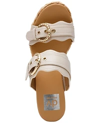 Dv Dolce Vita Women's Elio Double Buckle Wedge Sandals