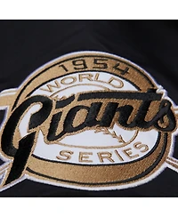 Mitchell & Ness Men's Willie Mays Black San Francisco Giants Legends Collection Vintage Satin Full-Snap Jacket