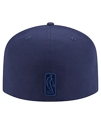 New Era Men's Navy Chicago Bulls Colorpack A-Frame Pinch Front 59FIFTY Fitted Hat
