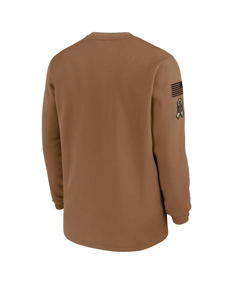 Nike Men's Brown Tennessee Titans Salute to Service Pullover Sweatshirt