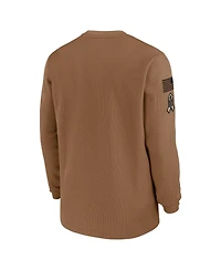 Nike Men's Brown Tennessee Titans Salute to Service Pullover Sweatshirt