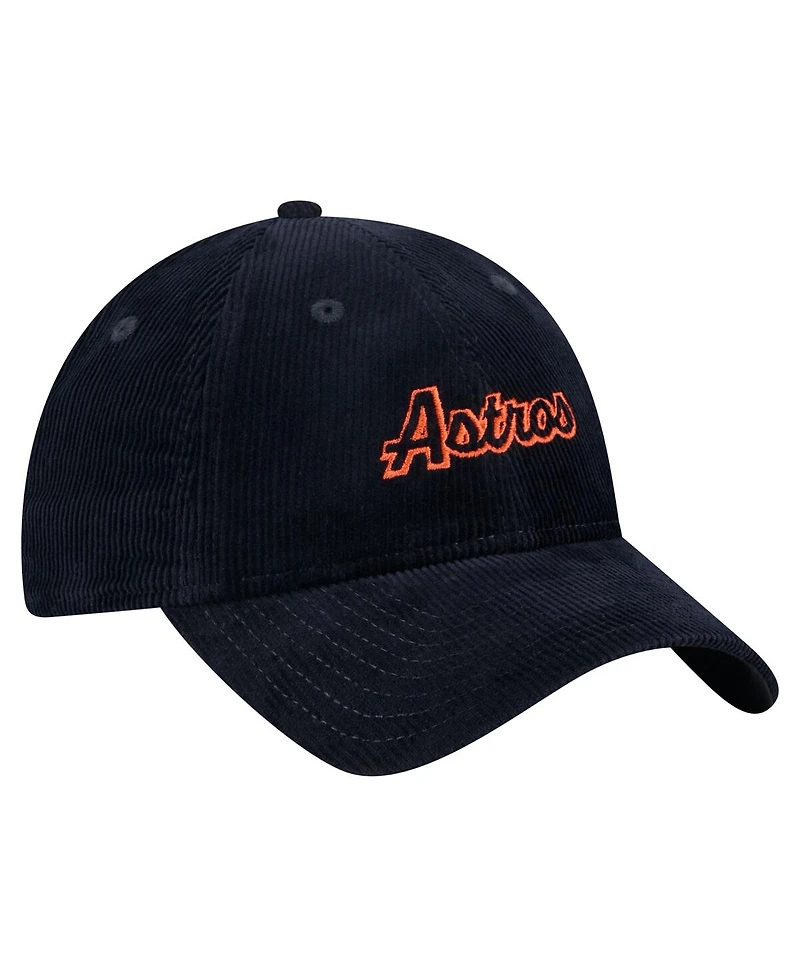 New Era Women's Navy Houston Astros Corduroy 9TWENTY Adjustable Hat