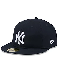New Era Men's Navy New York Yankees 2025 Jackie Robinson Day Retro crown 59FIFTY Unstructured Hat