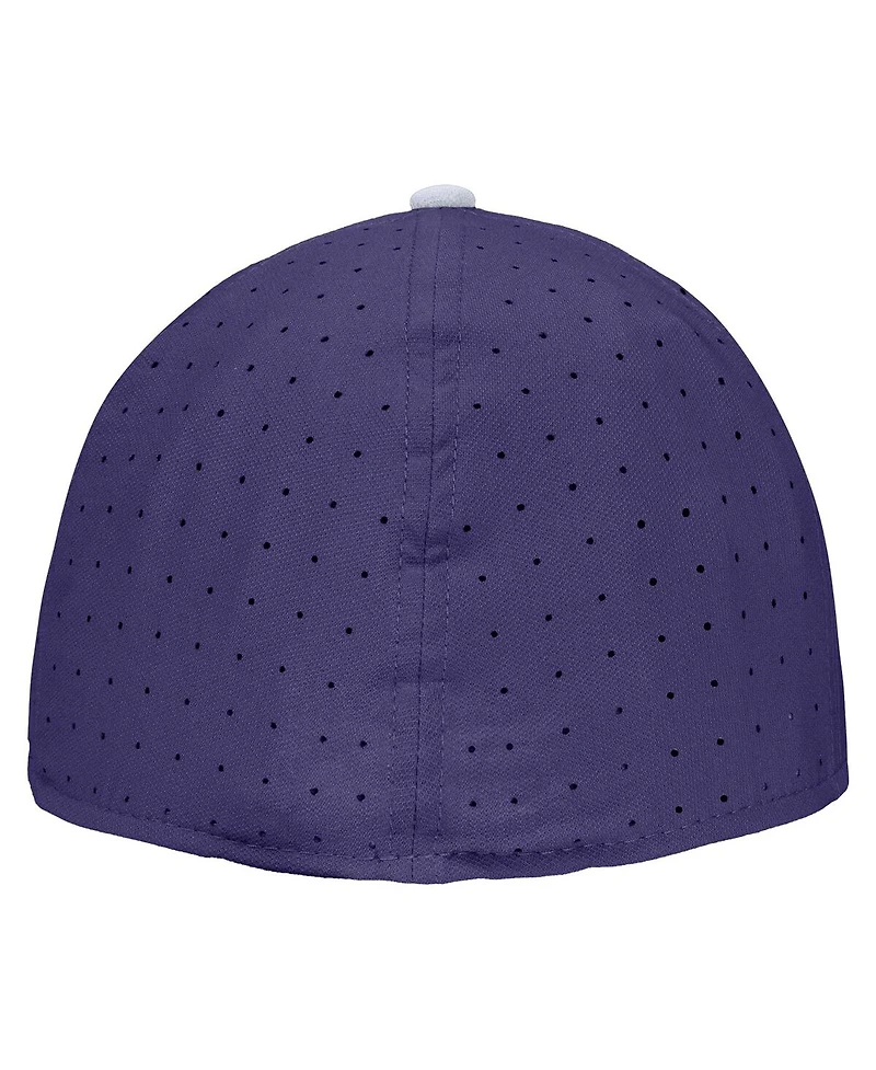 Nike Men's Purple Tcu Horned Frogs On-Field True Performance Baseball Fitted Hat