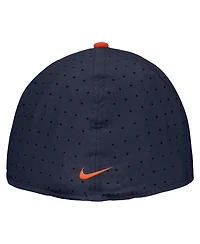 Nike Men's Navy Illinois Fighting Illini On-Field True Performance Baseball Fitted Hat