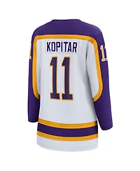 Fanatics Women's Anze Kopitar White Los Angeles Kings Special Edition 2.0 Breakaway Captain's Patch Jersey