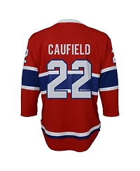 Outerstuff Big Boys and Girls Cole Caufield Red Montreal Canadiens Home Replica Player Jersey