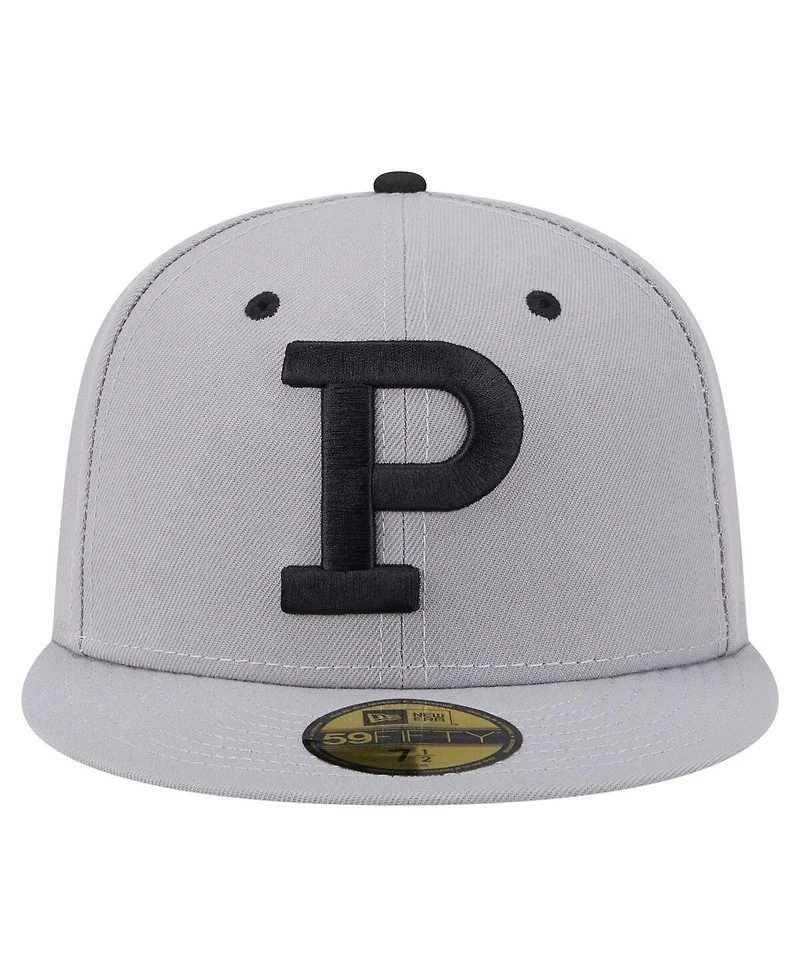 New Era Men's Gray Portland Sea Dogs Authentic Collection 59FIFTY Hat