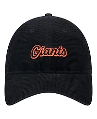 New Era Women's Black San Francisco Giants Corduroy 9TWENTY Adjustable Hat