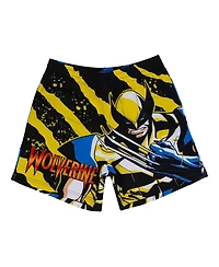 Lids Men's Black Wolverine Comic Big Print Mesh Shorts