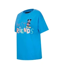 Freeze Max Women's Blue Mickey Friends Always Together Boyfriend T-Shirt