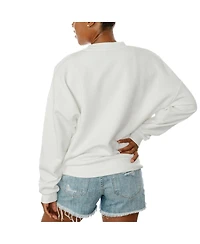 Gameday Couture Women's White Georgia Bulldogs Freestyle Fleece Pullover Sweatshirt