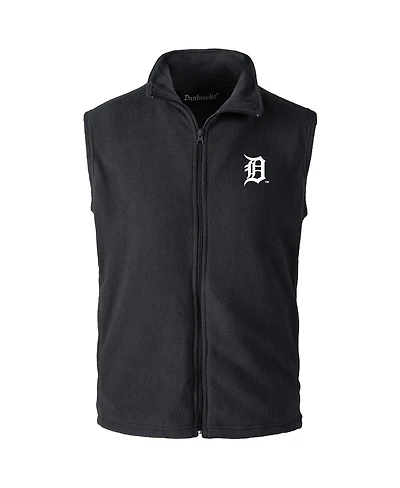 Dunbrooke Men's Black Detroit Tigers Full-Zip Vest