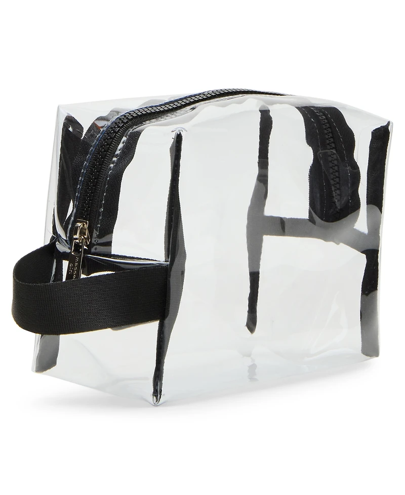 Madden Girl Eddiec Clear Zippered Pouch