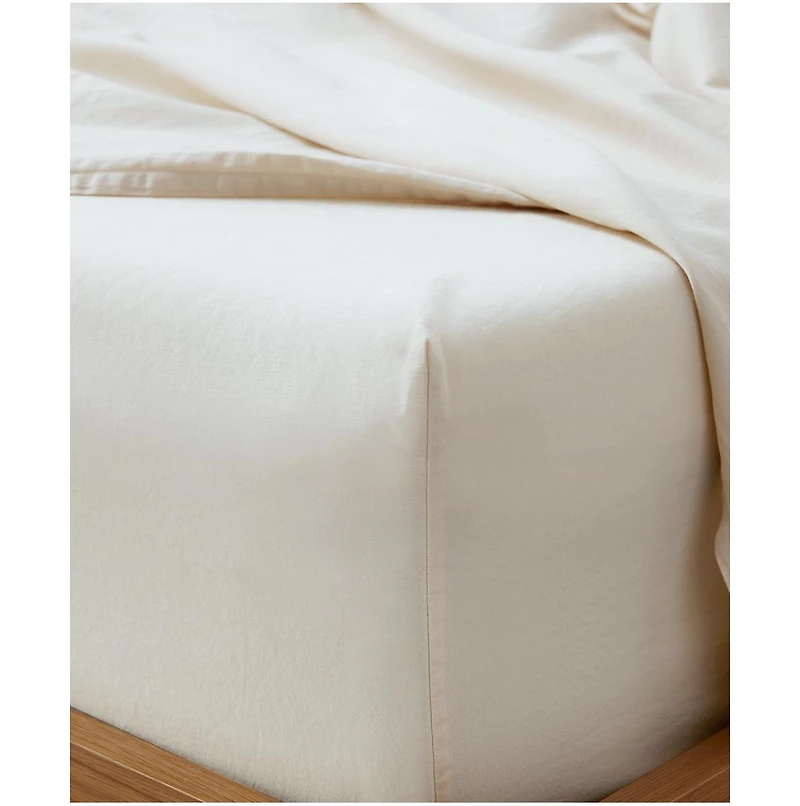 Organic Cotton Room Service Sateen Fitted Sheet