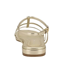 Calvin Klein Women's Sallia Strappy Caged Flat Sandals