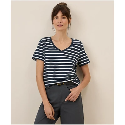 Pact Women's Softspun V-Neck Tee