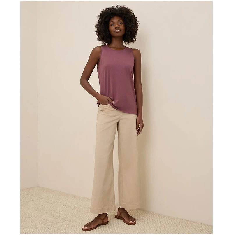 Pact Women's Organic Cotton Softspun High Neck Tank