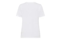 Olsen Women's Split Neck T-Shirt with Embroidery