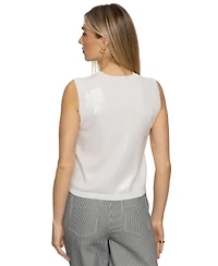 Sanctuary Women's Sequin Sleeveless Pull-On Sweater