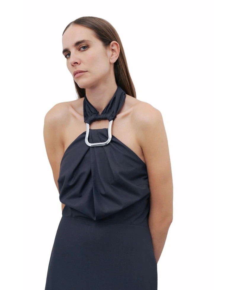 Nocturne Women's Halter Neck Midi Dress