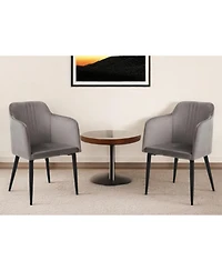 Set of Two Fabric Upholstered Arm Chairs – Versatile and Stylish