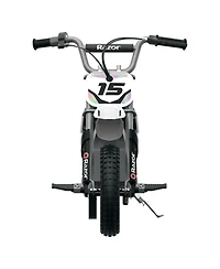 Razor MX400 Dirt Rocket 24V Electric Toy Motocross Dirt Bike, White (2 Pack